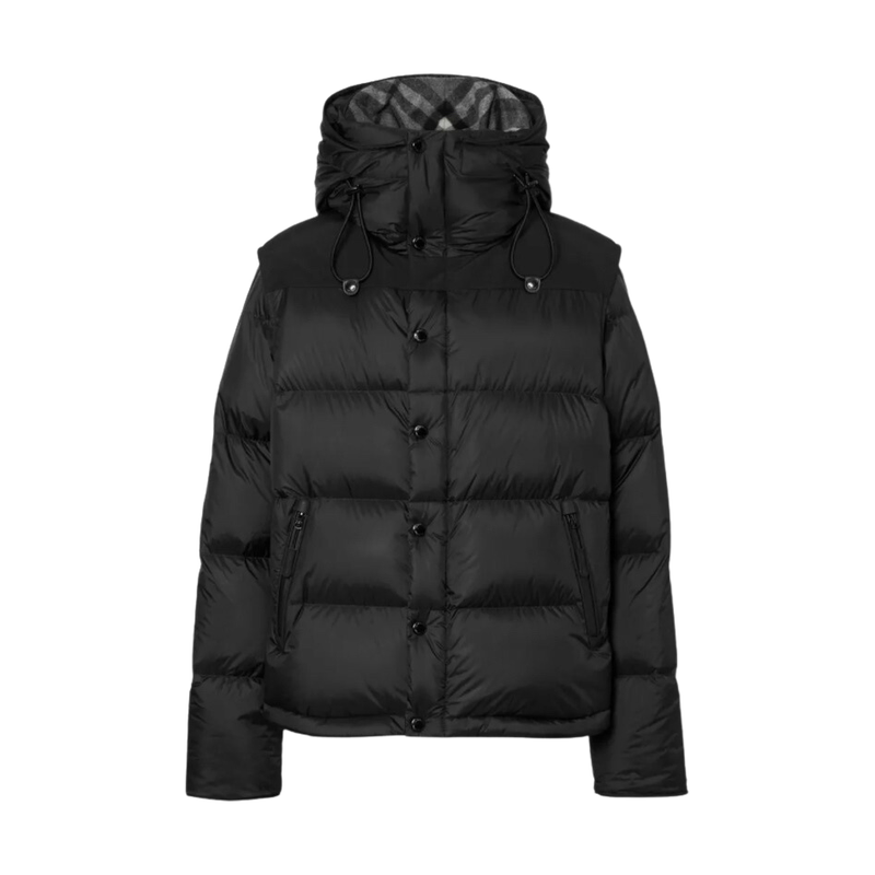 Burberry Detachable Sleeve Hooded Puffer Jacket