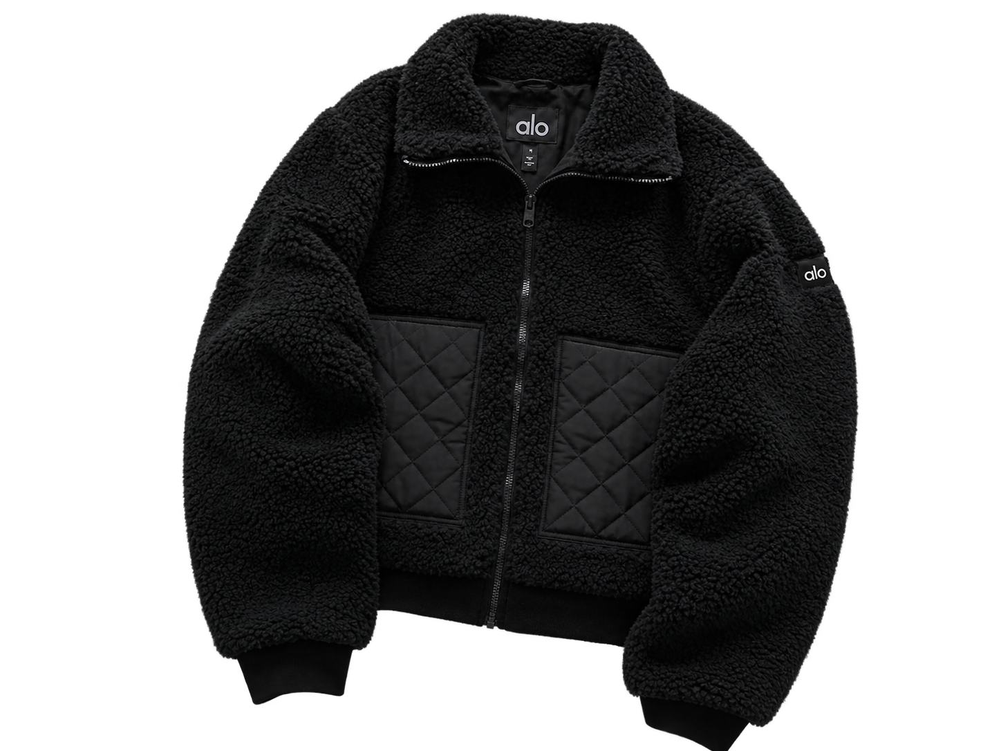 ALO Yoga Sherpa Edge Bomber Jacket