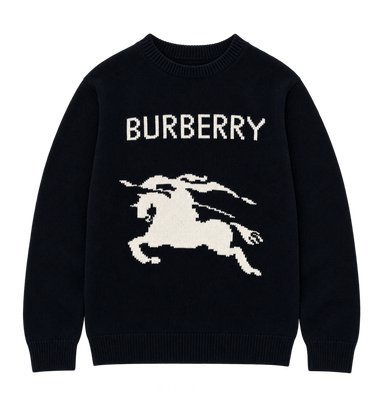 Burberry Intarsia Knit Sweater