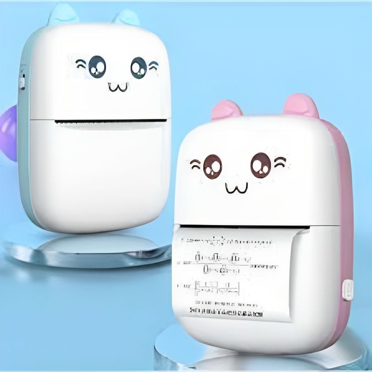 &quot;Mini Kawaii Portable Printer - Adorable Printing on the Go!&quot;