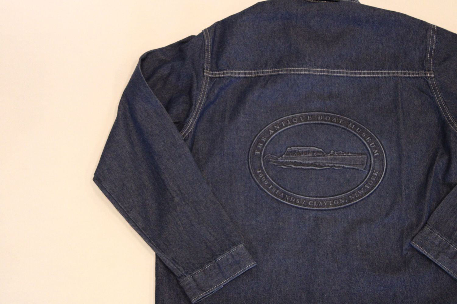 Embossed Heavyweight Denim Shirt