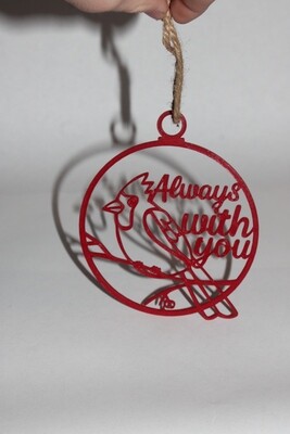 &quot;Always With You&quot; Christmas ornament.