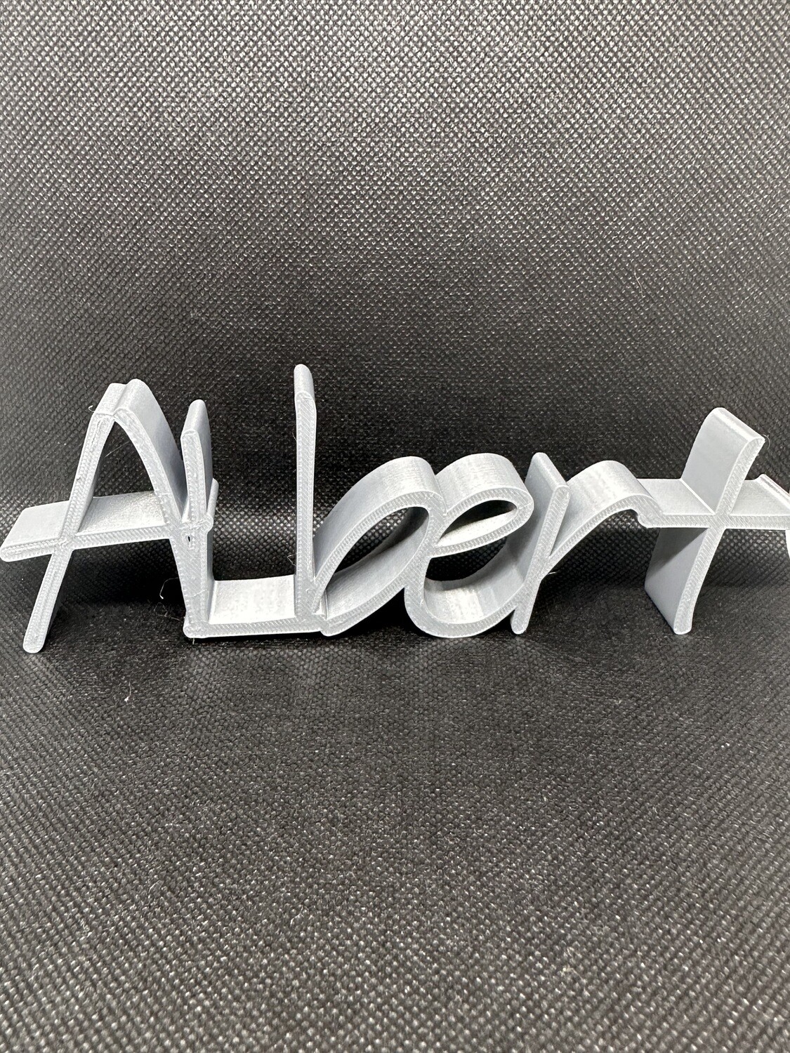Custom 3D Printed Name Plate
