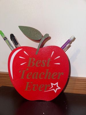 3D printed Apple Teacher Gift