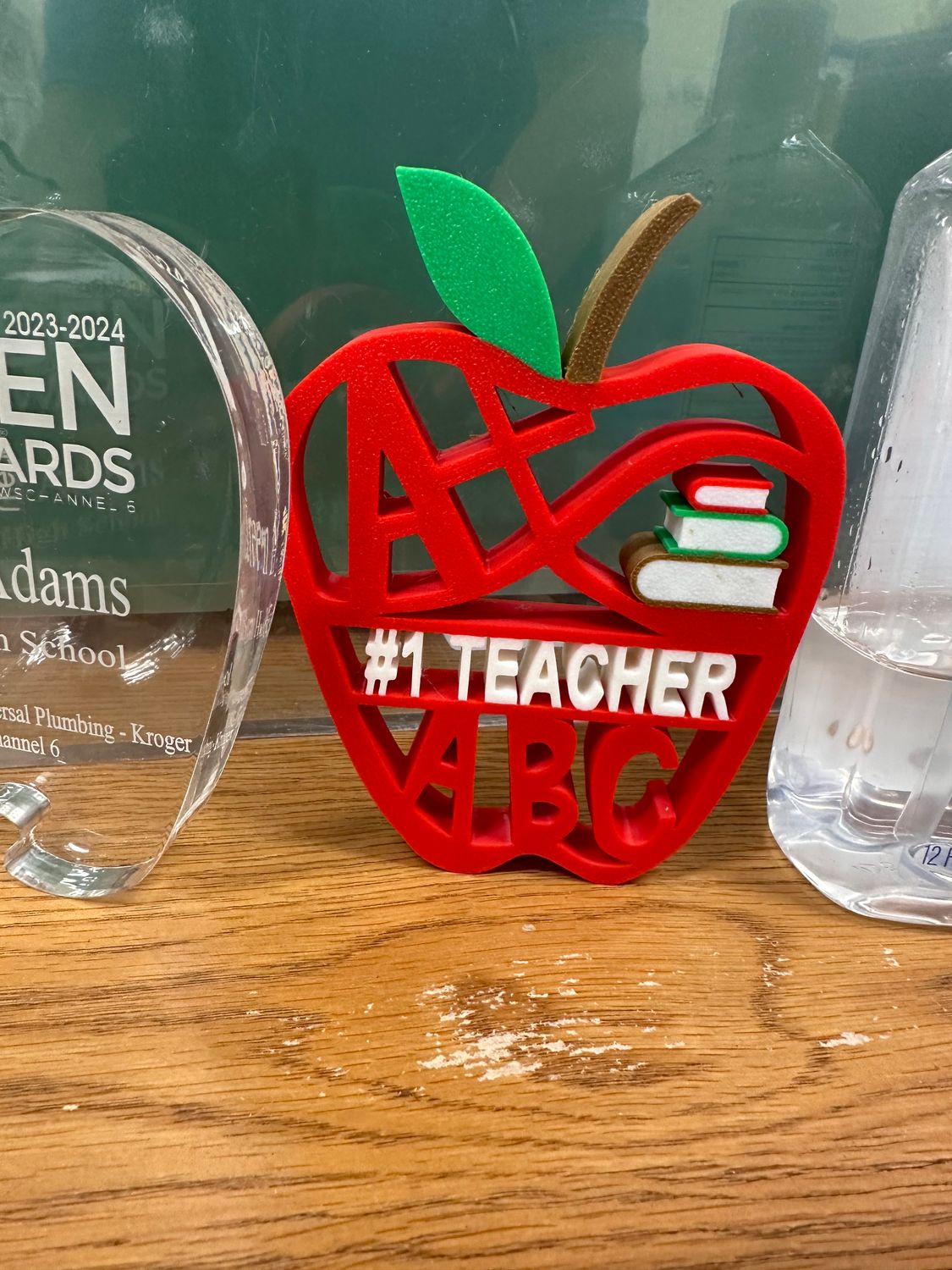 3D printed Apple Teacher Gift