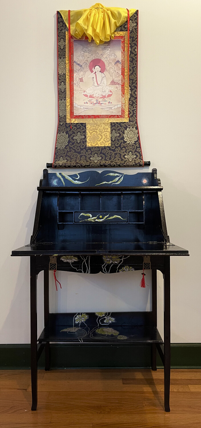 Japanese style secretary desk
