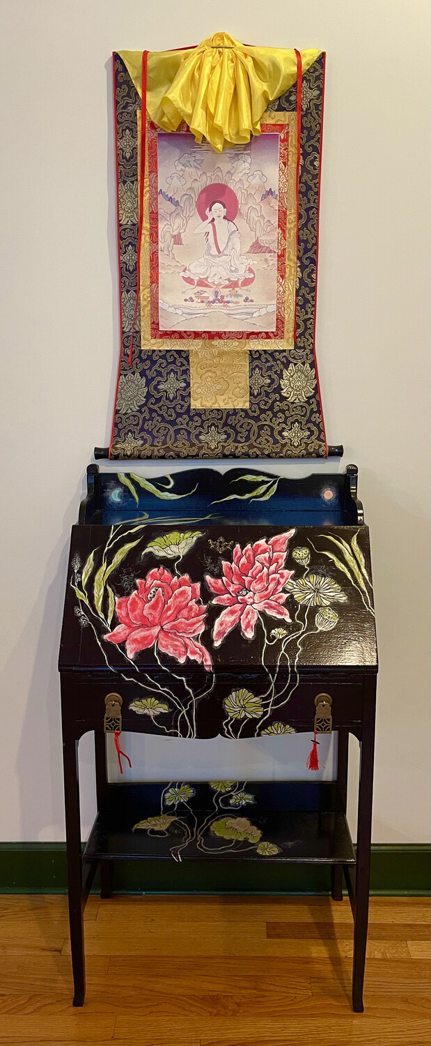 Japanese style secretary desk