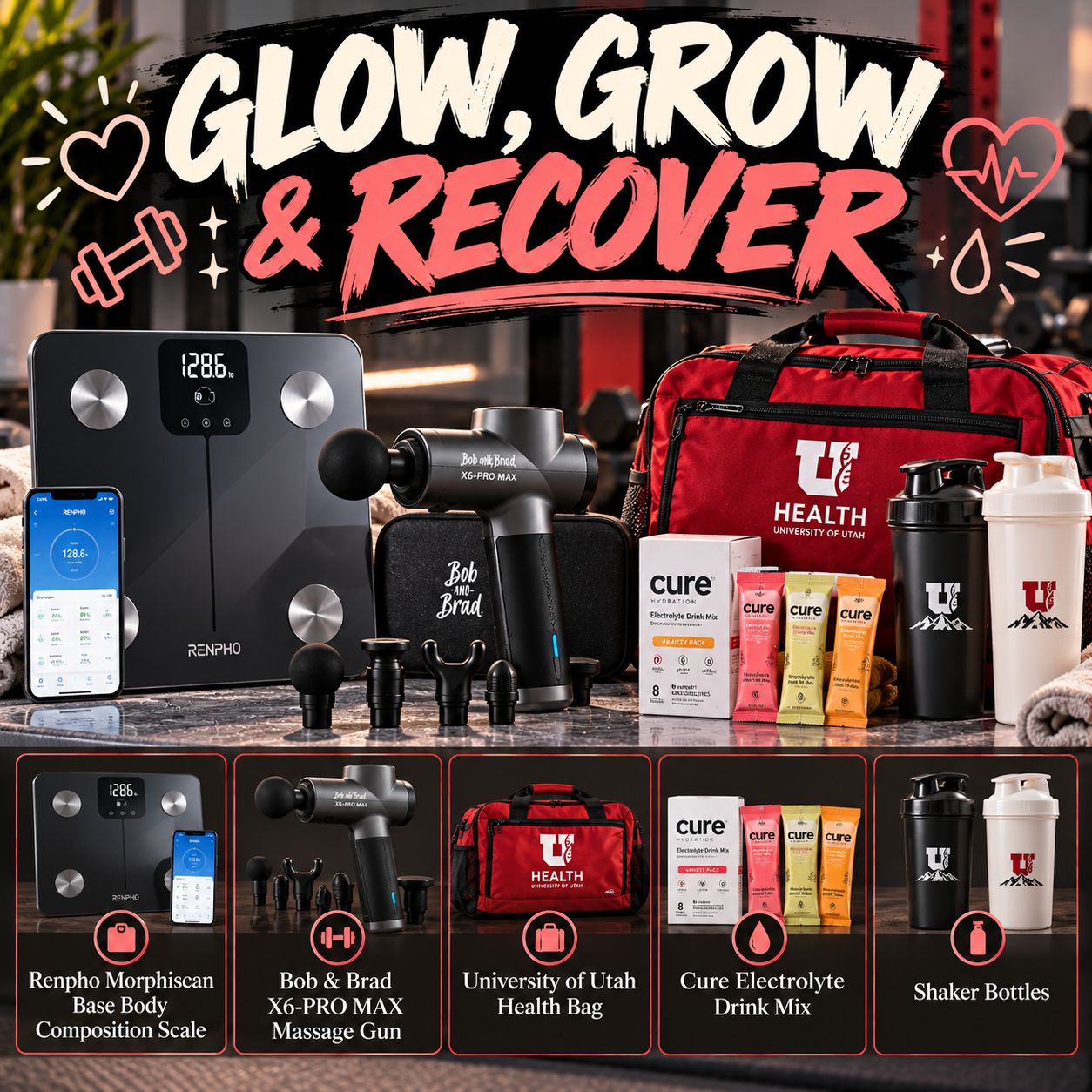 GLOW, GROW &amp; RECOVER