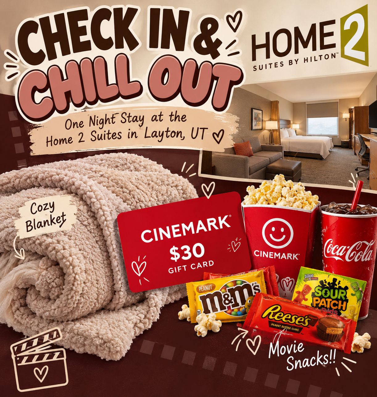 CHECK IN &amp; CHILL OUT