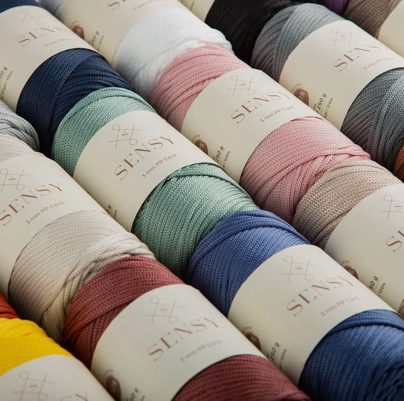 Sensy 3mm Polypropylen Garn