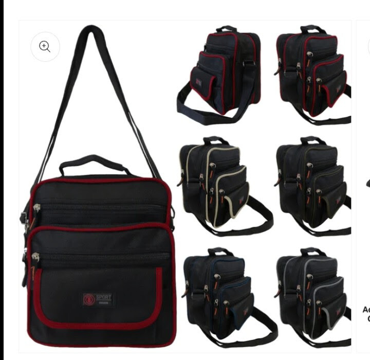 MESSENGER 5 ZIP CLOSE POCKETS BAGS