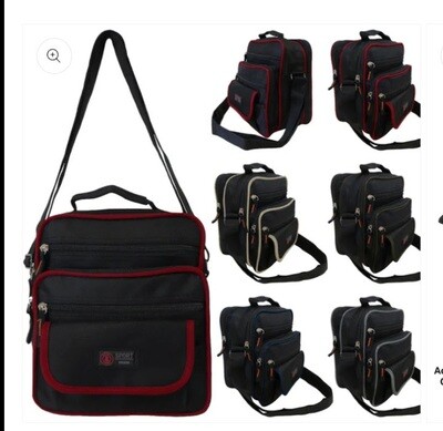 MESSENGER 5 ZIP CLOSE POCKETS BAGS