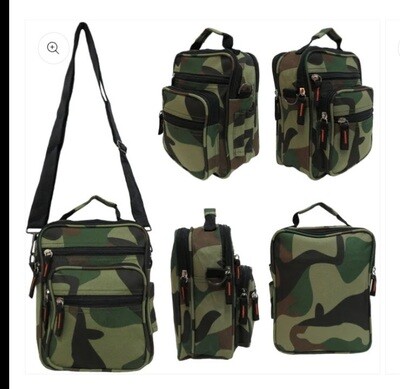 CAMO MESSENGER WAIST BAG