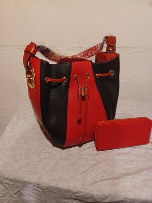 Large 2-IN-1 DRAW STRING HOBO BAG