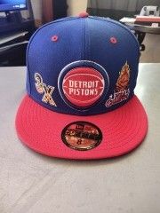 Detroit Pistons Championship cap Sz: 8 Fitted