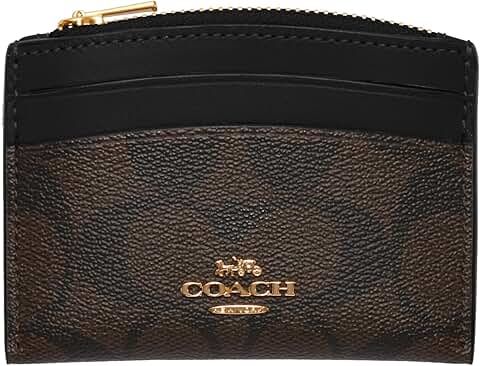 Coach Signature Shaped  Card Case wallet