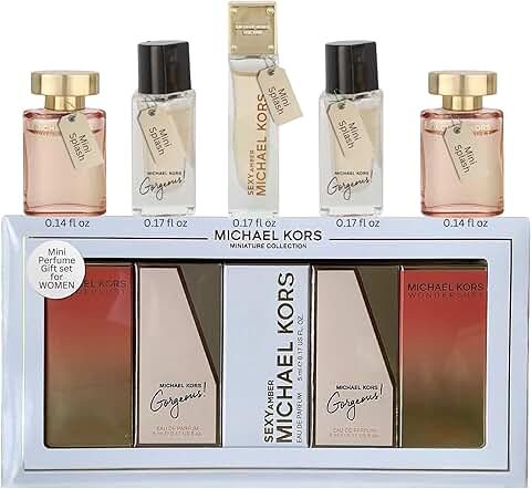 Michael Kors Perfume for Women 5 Piece Gift Set Variety Splashes