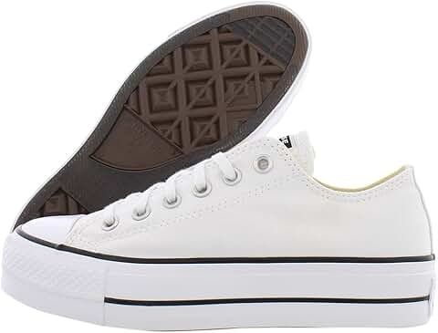 Converse Women&#39;s Chuck Taylor All Star Lift Platform Denim Fashion Sneakers