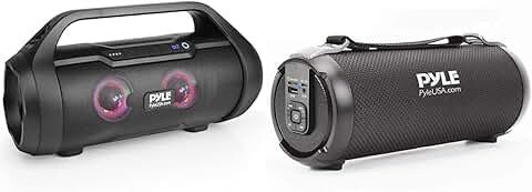 Pyle Wireless Portable Bluetooth Boombox Speaker - 500W 2.0CH Rechargeable