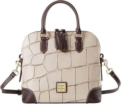 Dooney &amp; Bourke Handbag, Denison Domed Satchel 2 colors available.