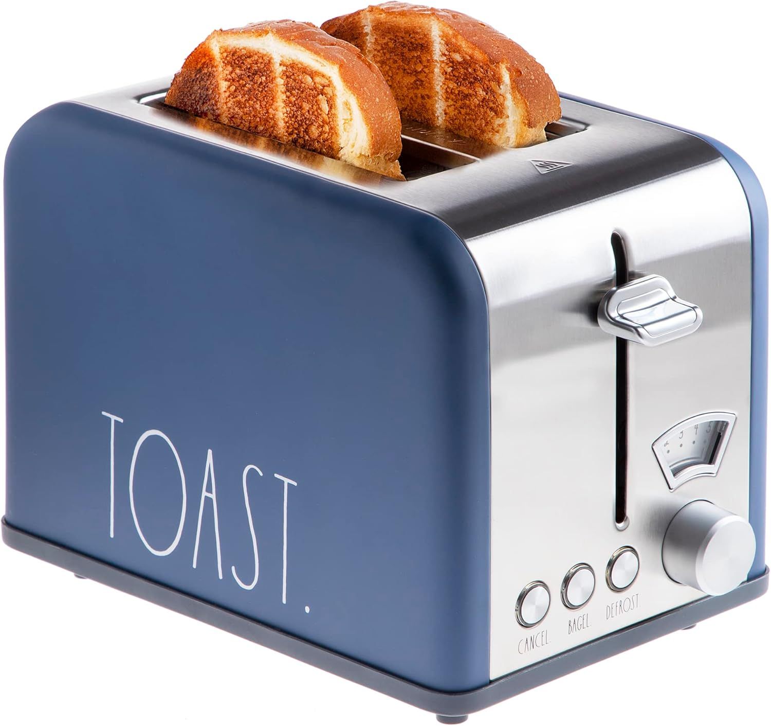 Rae Dunn Toaster, Stainless Steel 2 Slice Square Toaster. Variety of colors available