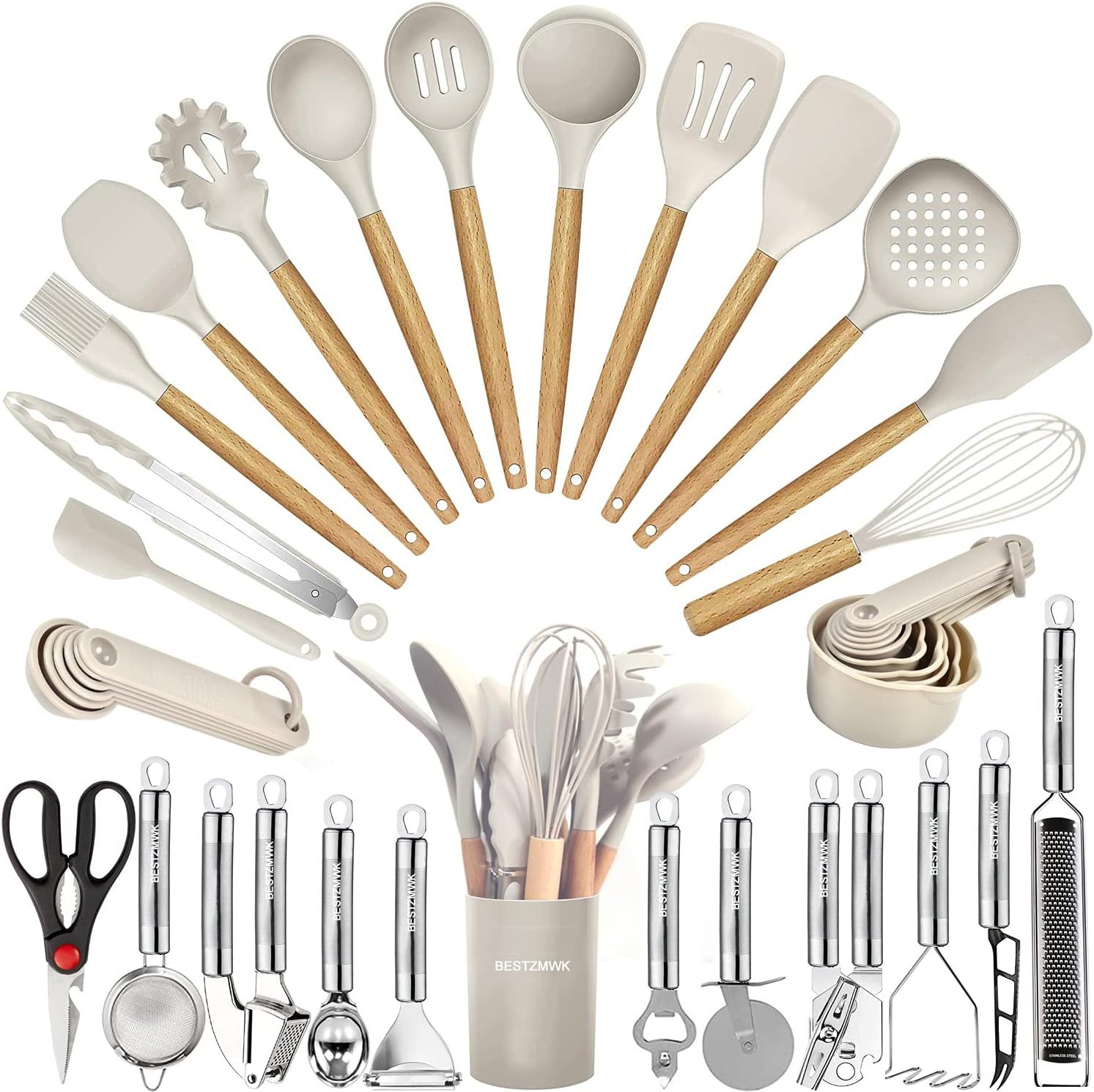 Kitchen Utensils Set- 35 PCs. Various colors available.