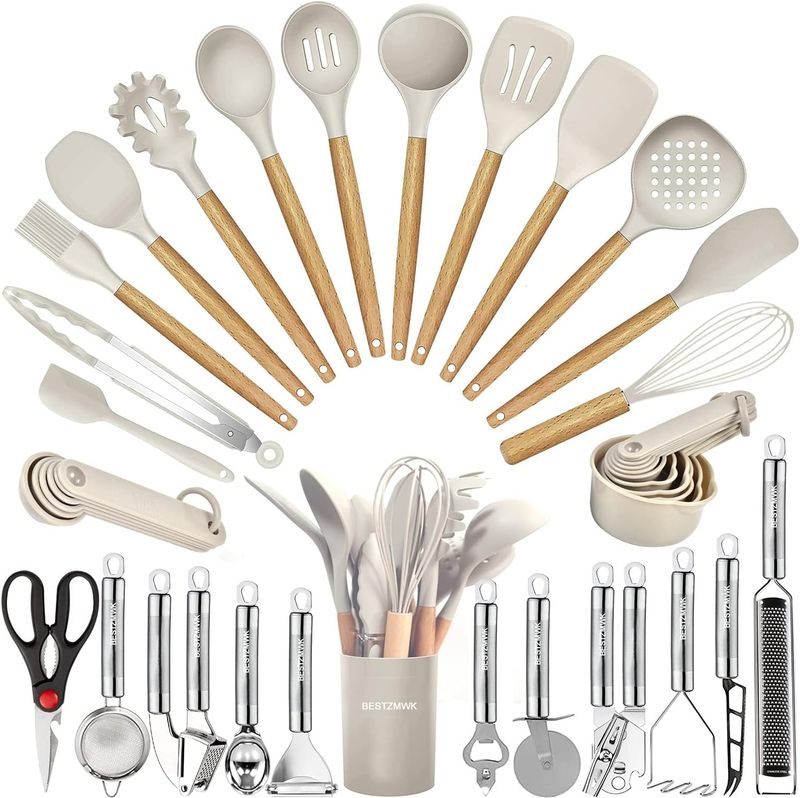Kitchen Utensils Set- 35 PCs. Various colors available.
