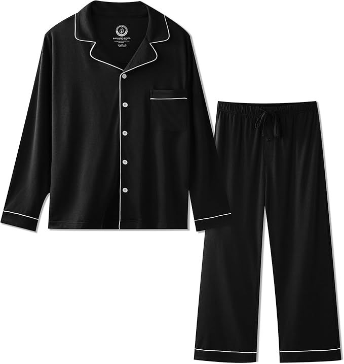 BAMBOO COOL Men Silk Pajama Set