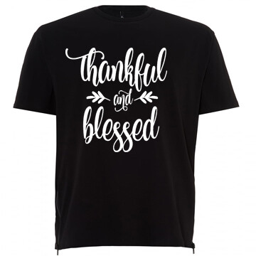 Custom Thankful-Grateful-Blessed Tees