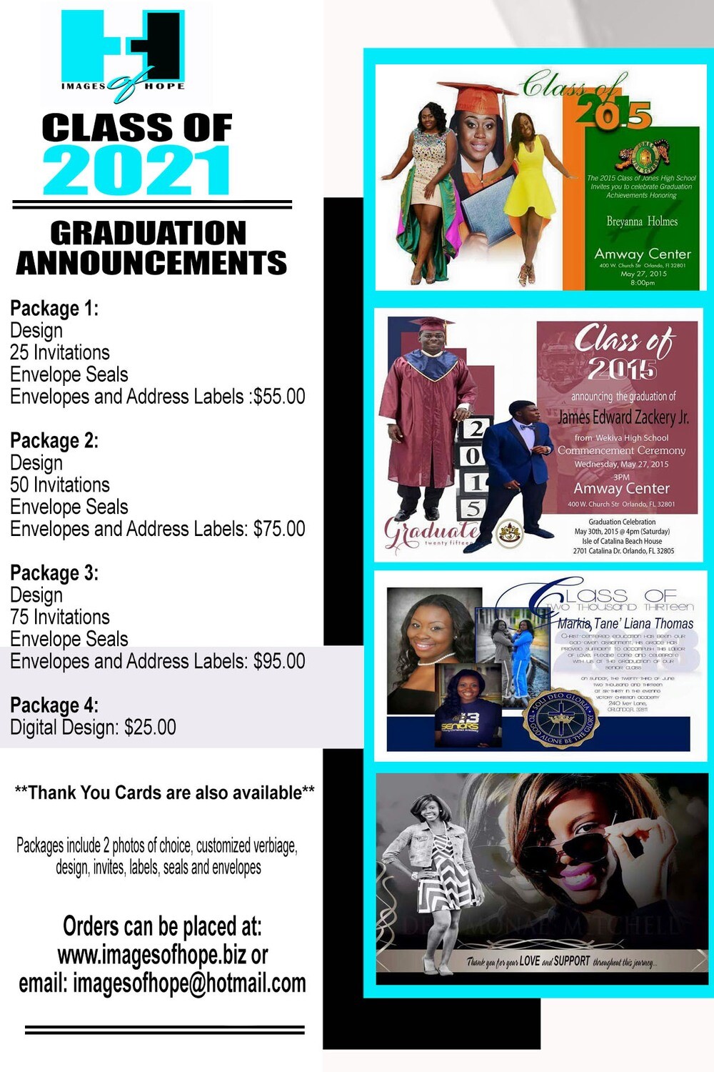Graduation Announcement Packages