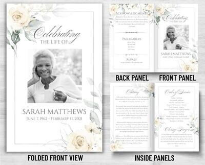 Obituary Programs and Memorial Products