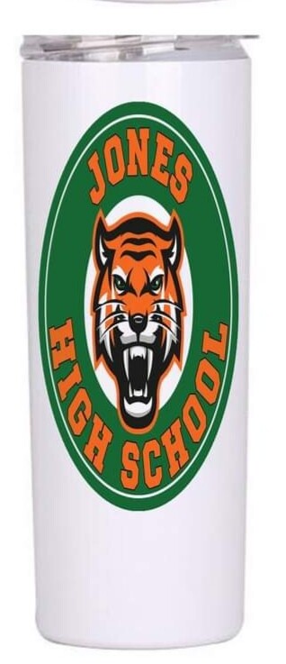 Jones High Tiger School Tumblers