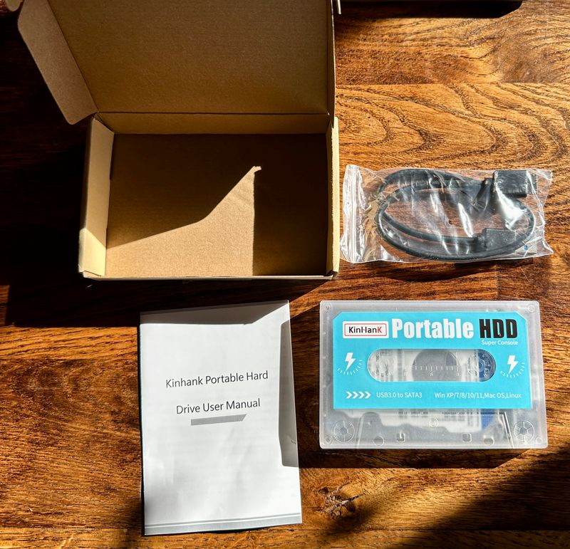 Kinhank Super Retro Spiele Sammlung 111700 Spiele HDD Konsole