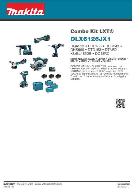 KIT A BATTERIA LXT®  18V
