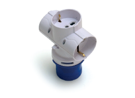 ADATTATORE SPINA CEE-3 SCHUKO BIV 16A