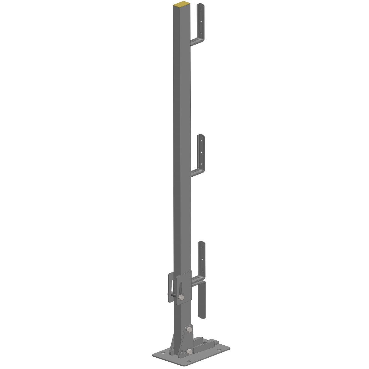 PARAPETTO UNIVERSALE CON PIASTRA TASSELLABILE (MH22)