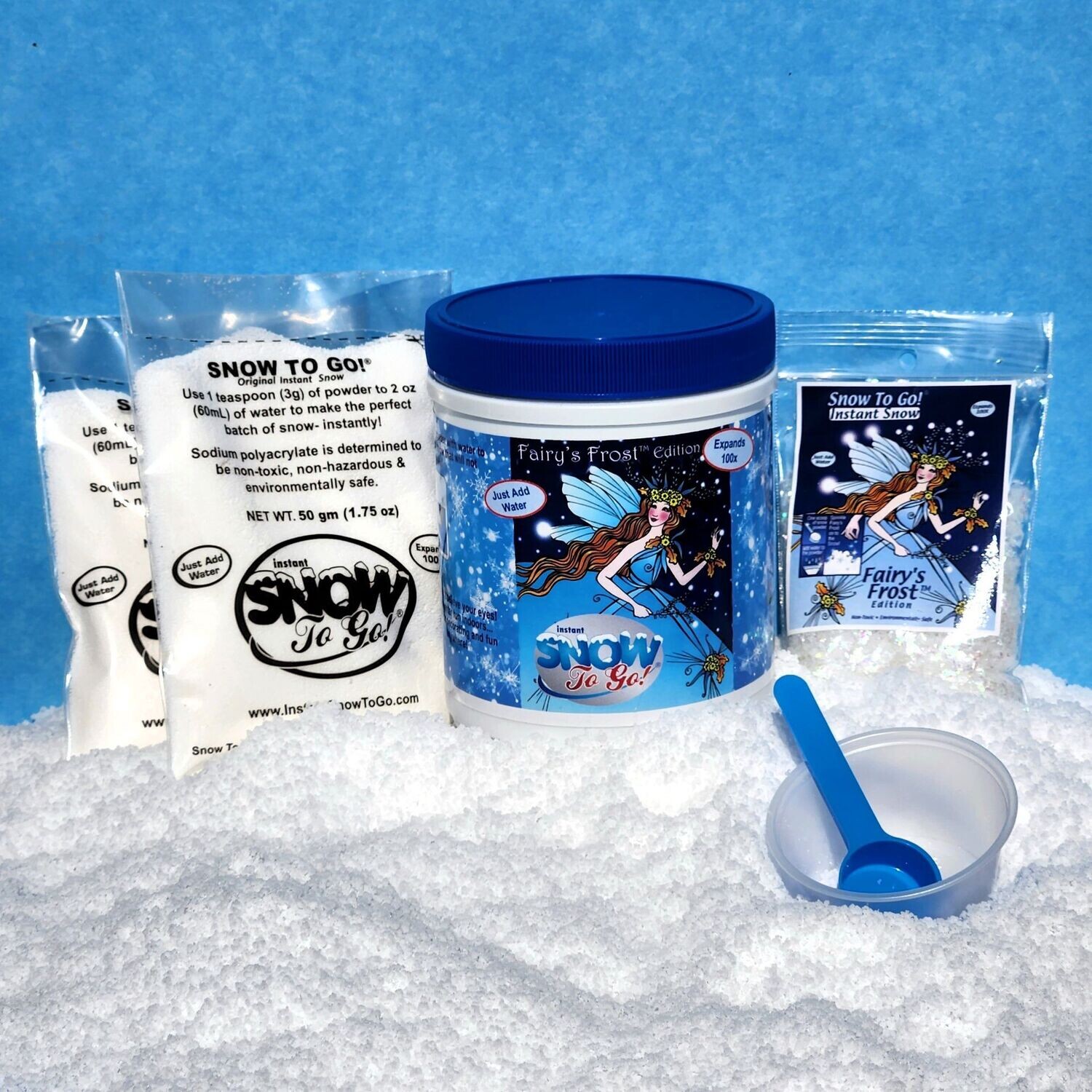 Fairy's Frost Snow Making Kit in a Jar