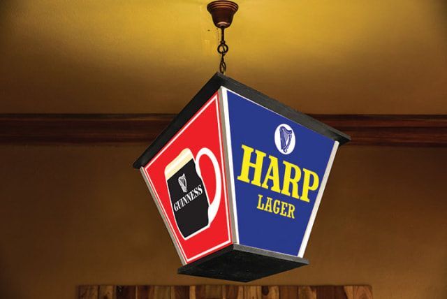 Guinness Lantern (4-sided)