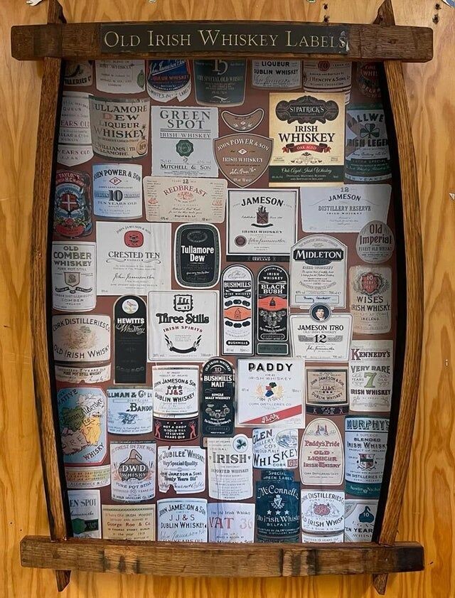 Old Irish Whiskey Labels