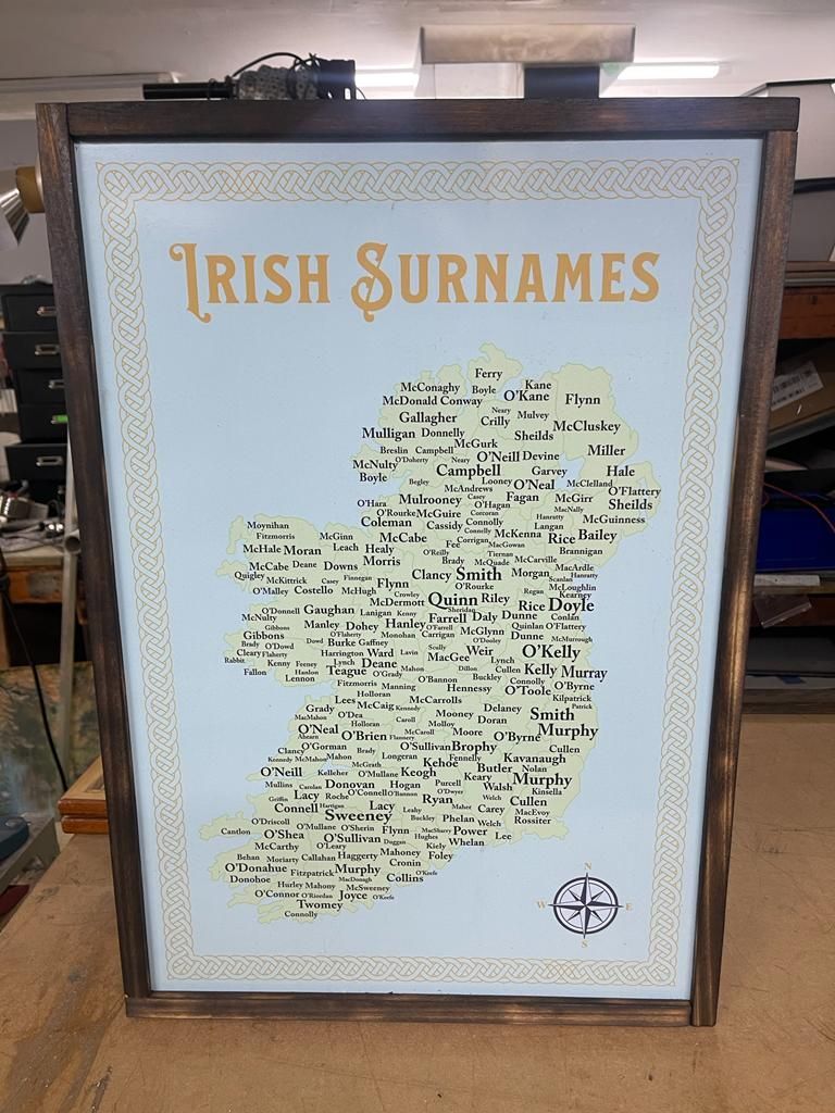 Irish Surnames Map