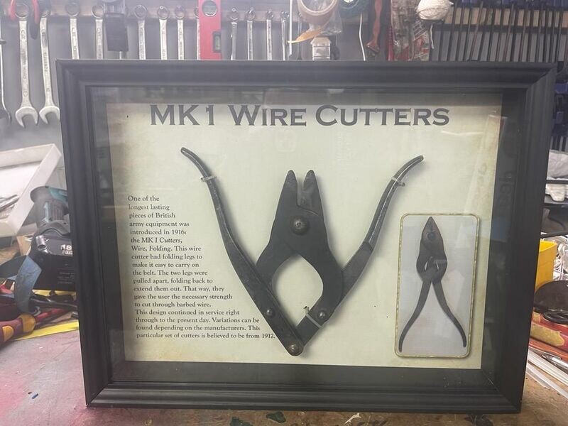 MK 1 Wire Cutters Shadow Box