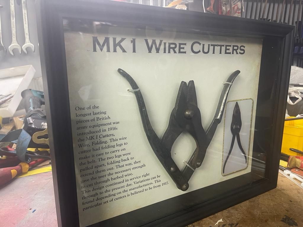 MK 1 Wire Cutters Shadow Box