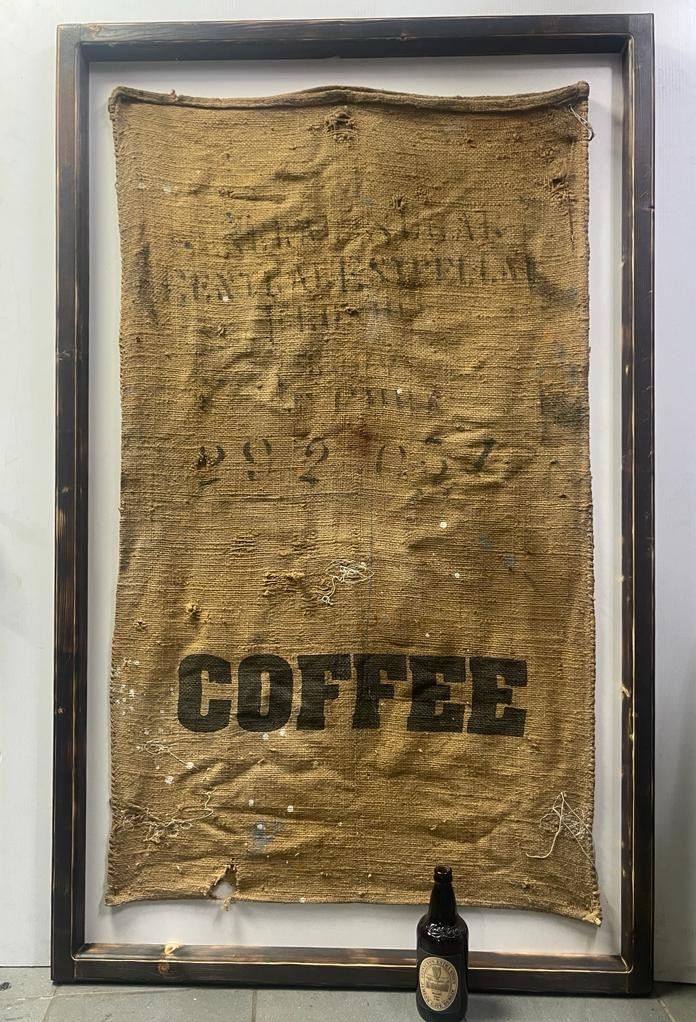 Framed Original Hessian Sack