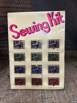 Shop Display Of Complete Sewing Kit