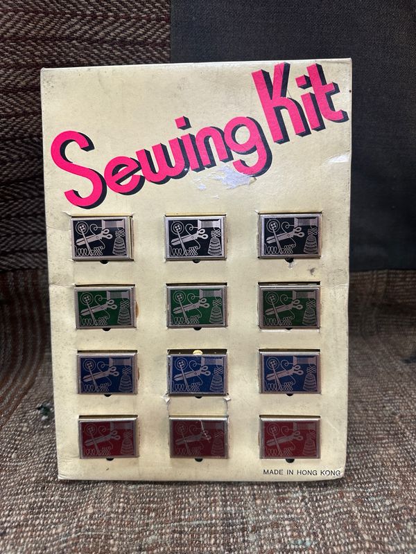 Shop Display Of Complete Sewing Kit