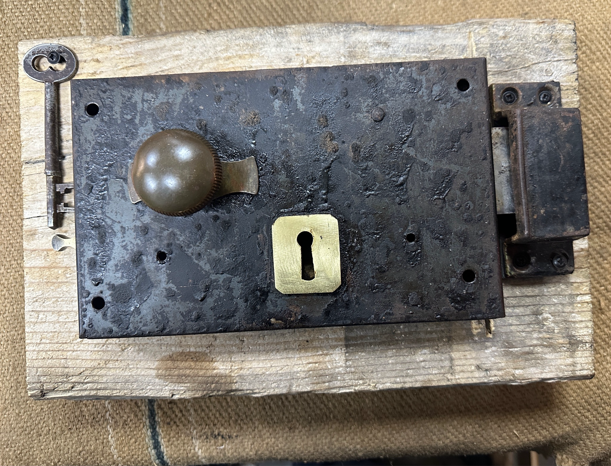 Georgian Mortise Lock Working With Key