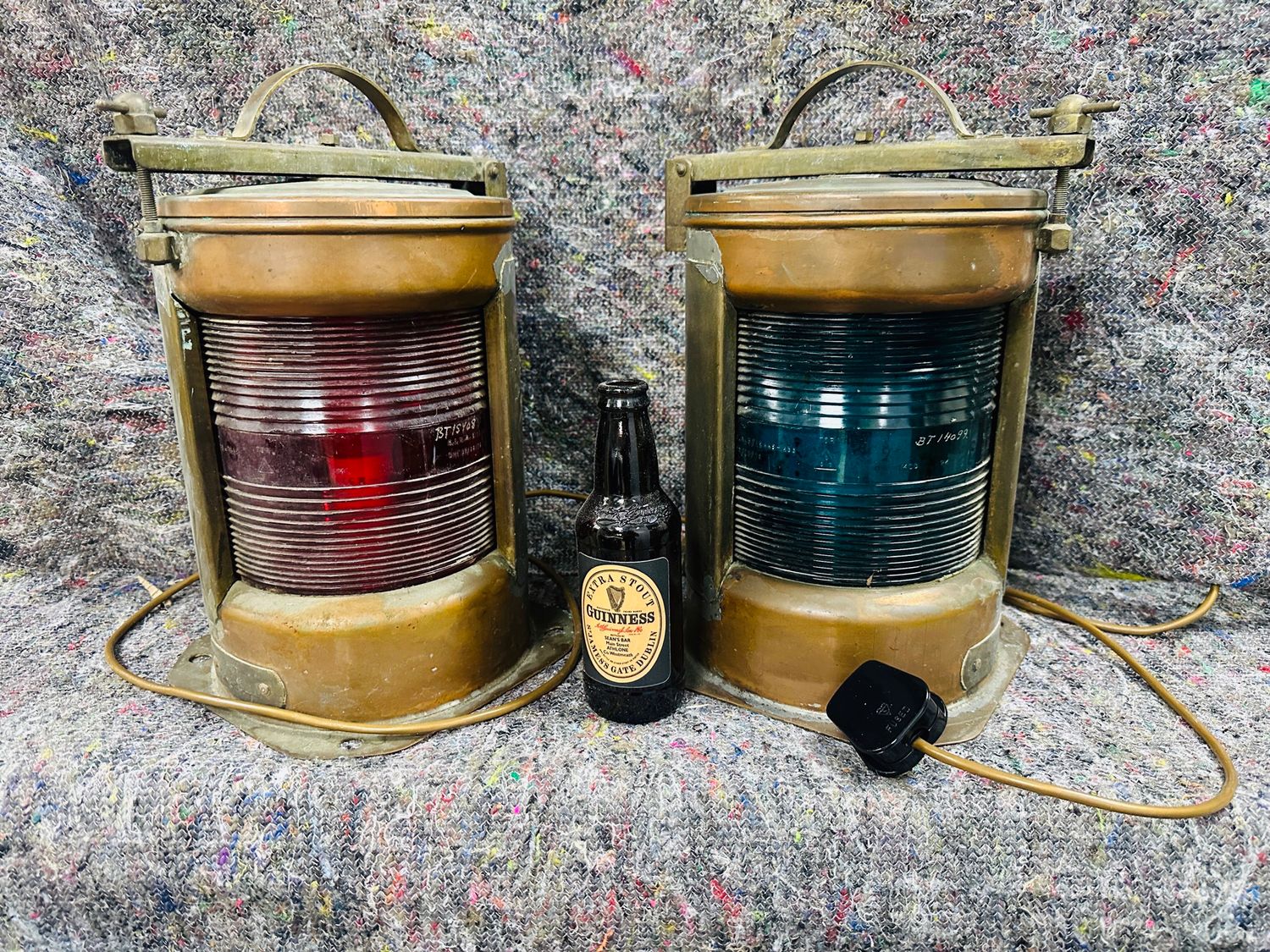 Original Ship Port And Starboard Lanterns