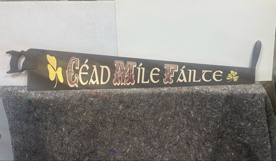 Display Vintage Saw