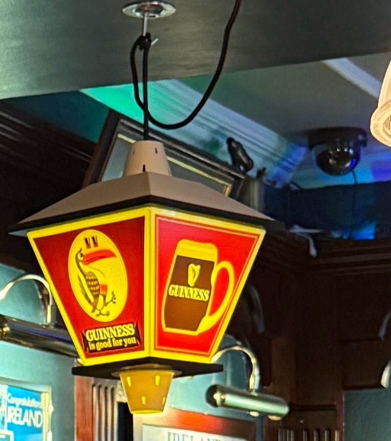 Guinness Lantern (4-sided)static Guinness Lantern (4-sided)static