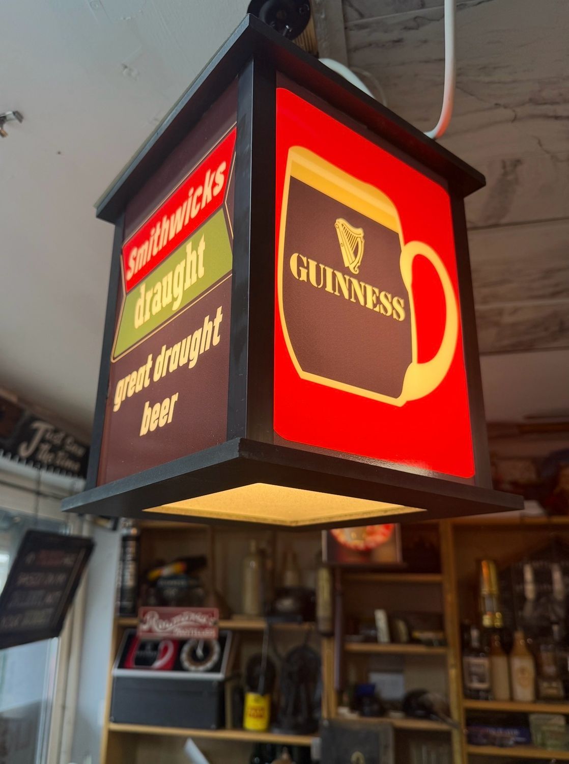 Lantern Square Unique Piece Of Retro Art